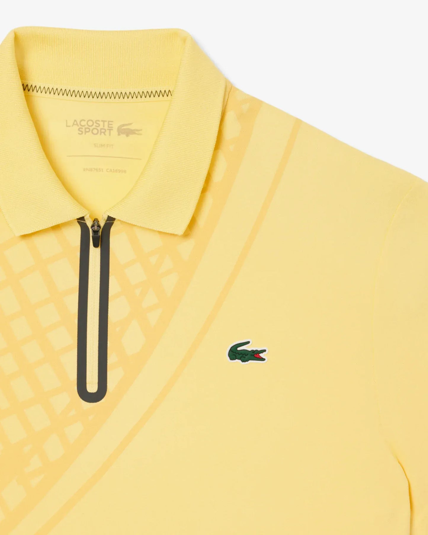 Lacoste Lacoste Grigor Dimitrov On-Court Players Polo - Yellow Polo Shirt