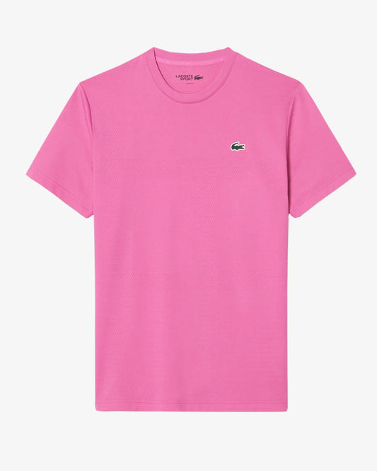 Lacoste Lacoste Grigor Dimitrov T-Shirt - Fushia Pink T-Shirt