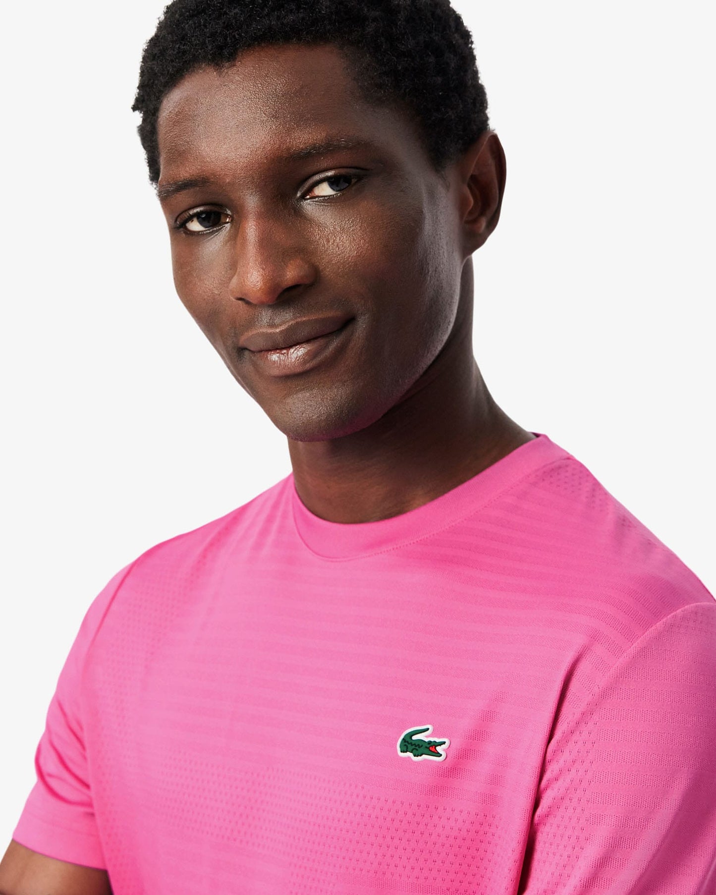 Lacoste Lacoste Grigor Dimitrov Camiseta - Camiseta rosa fúcsia