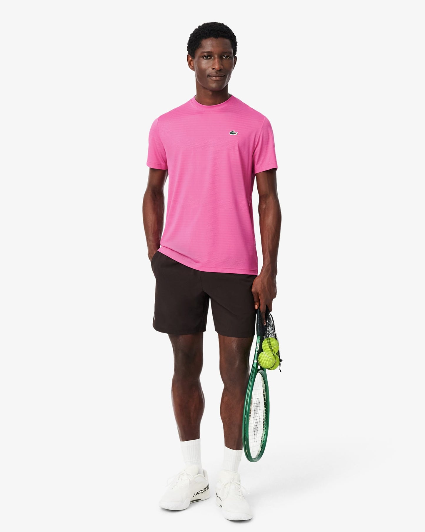 Lacoste Lacoste Grigor Dimitrov - camiseta rosa fúcsia