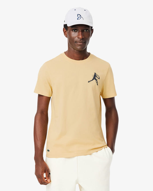Lacoste Lacoste Novak Djokovic Fan Pack - Soya/White T-Shirt