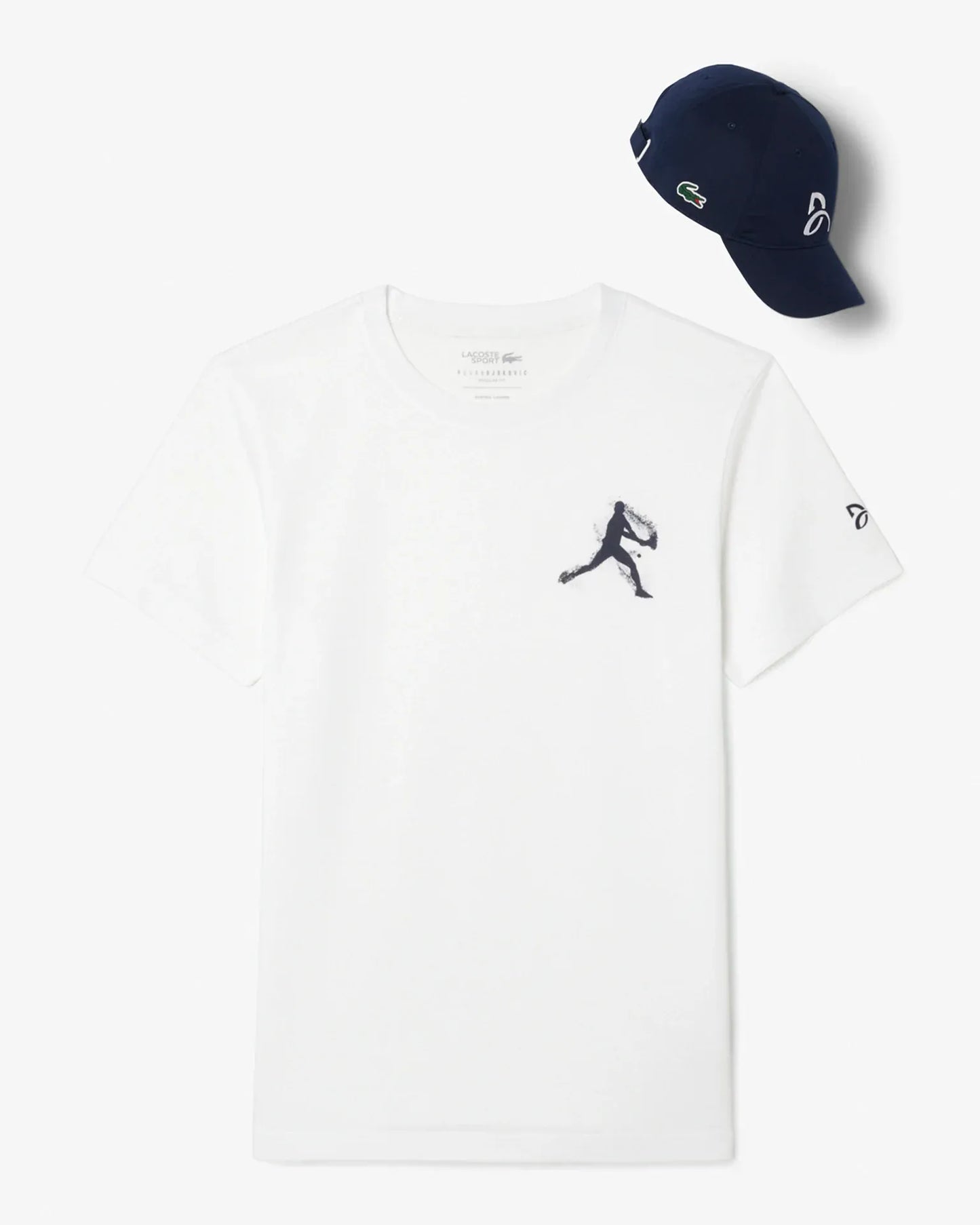 Lacoste Lacoste Novak Djokovic Fan Pack - White / Navy T-Shirt