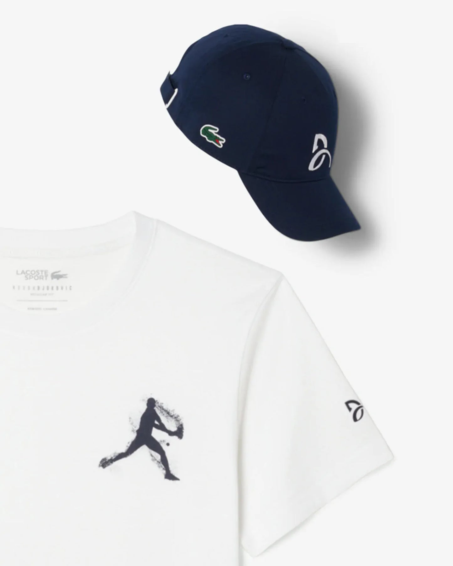 Lacoste Lacoste Novak Djokovic Fan Pack - White / Navy T-Shirt