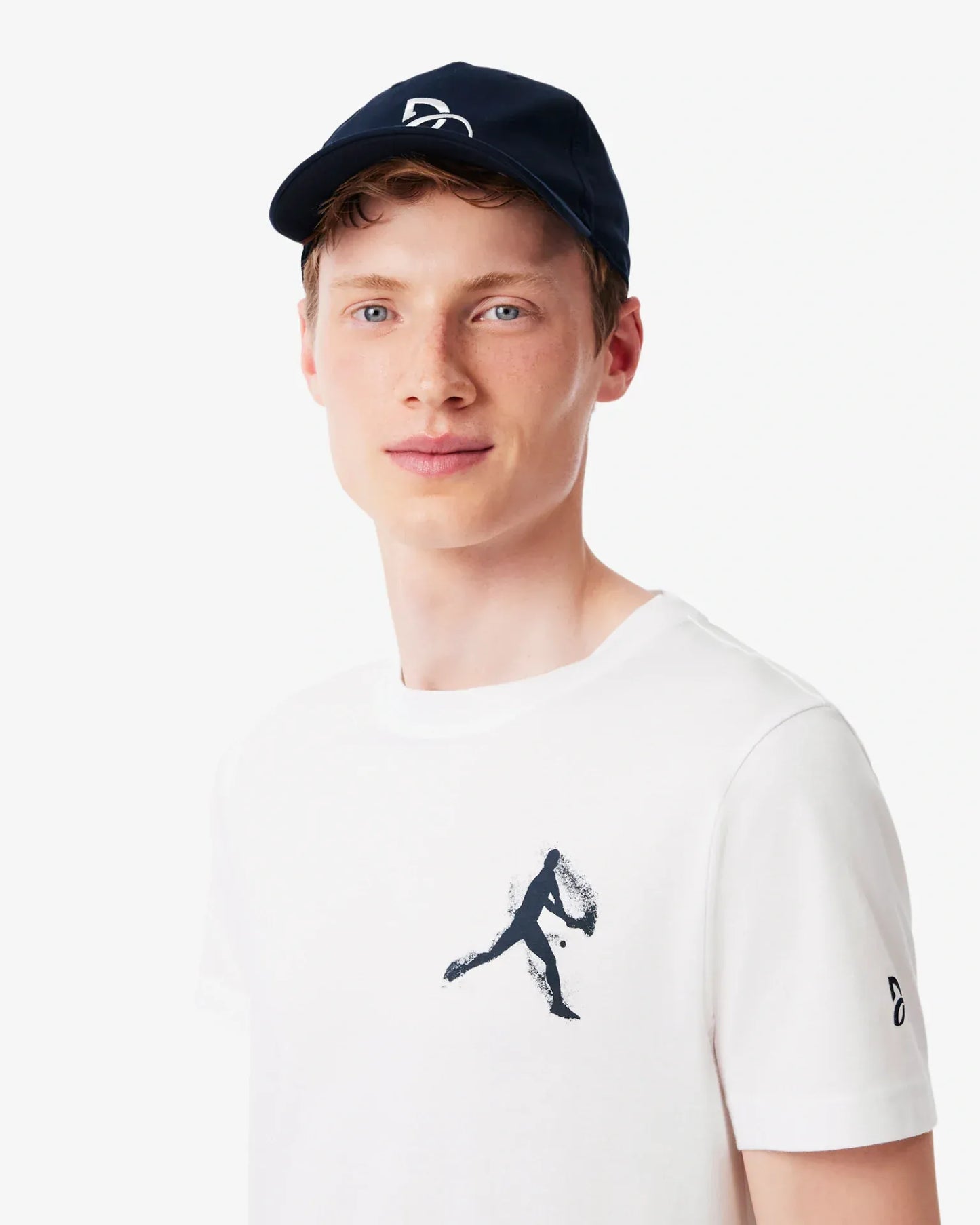 Lacoste Lacoste Novak Djokovic Fan Pack - White / Navy T-Shirt