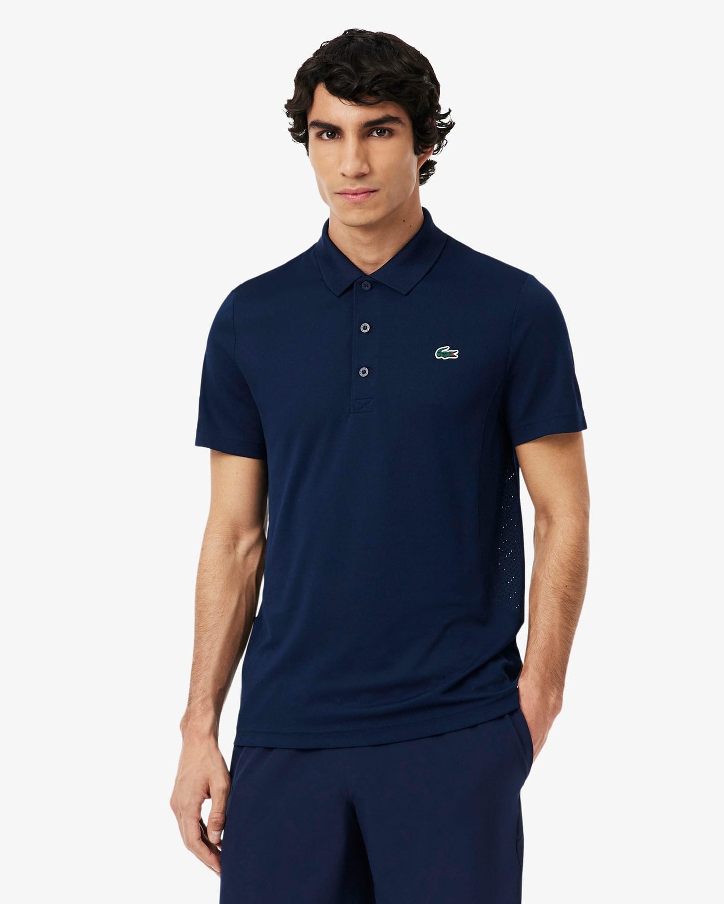 Lacoste Lacoste Novak Djokovic Fan Polo - Navy Polo Shirt