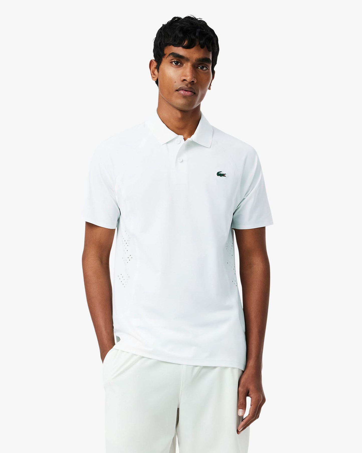 Lacoste Lacoste Novak Djokovic Fan Polo (WMB) - White Polo Shirt