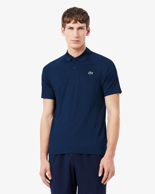 Lacoste Lacoste Novak Djokovic On-Court Polo - Navy Polo Shirt