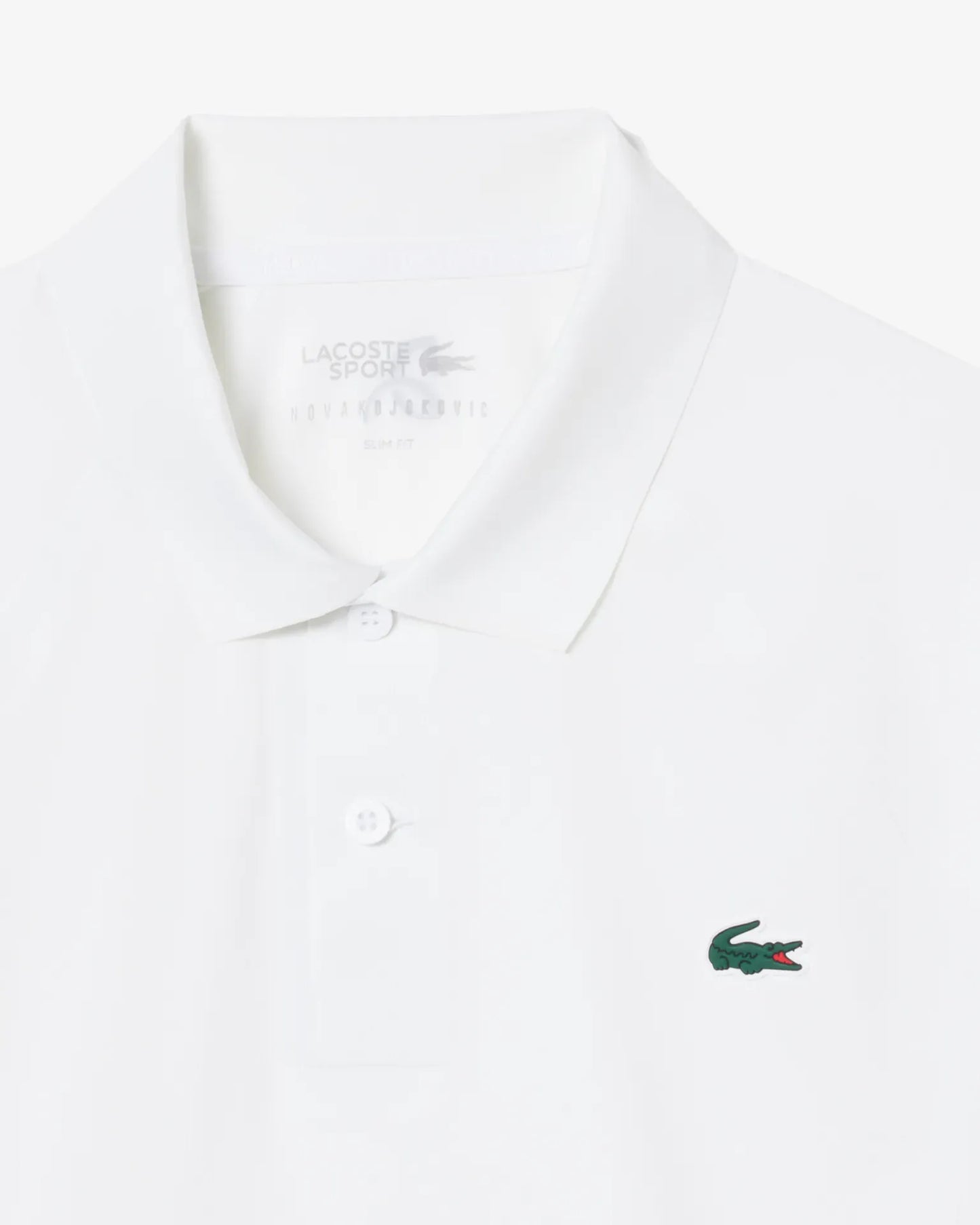 Lacoste Lacoste Novak Djokovic On-Court Polo (WMB) - White Polo Shirt
