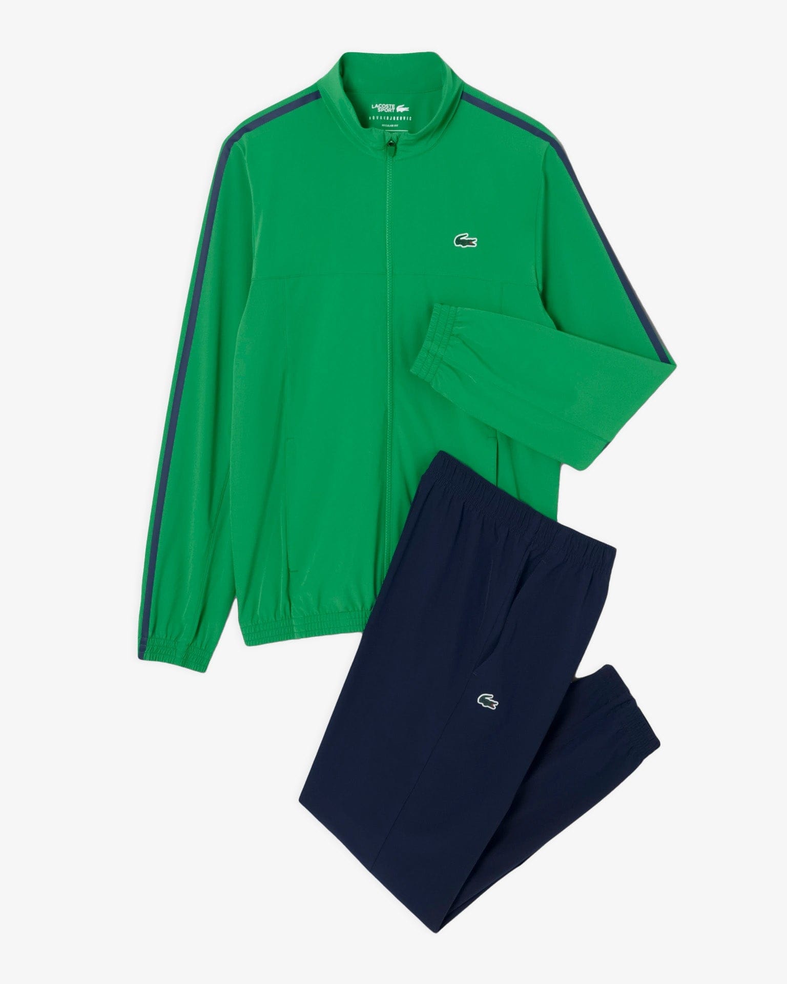 Novak Djokovic On Court Tracksuit Green