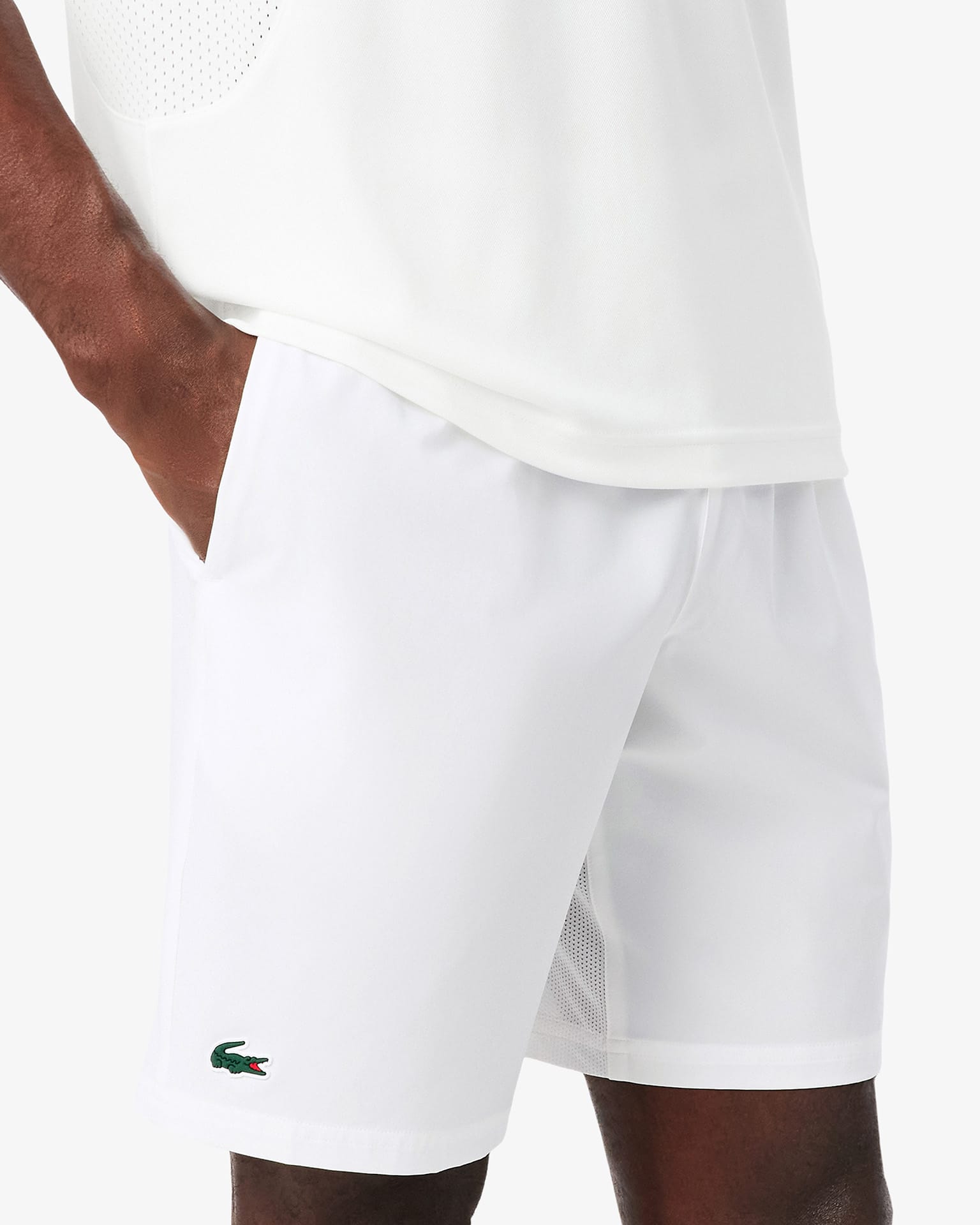 Lacoste Novak Djokovic ショートパンツ (WMB) - ホワイト