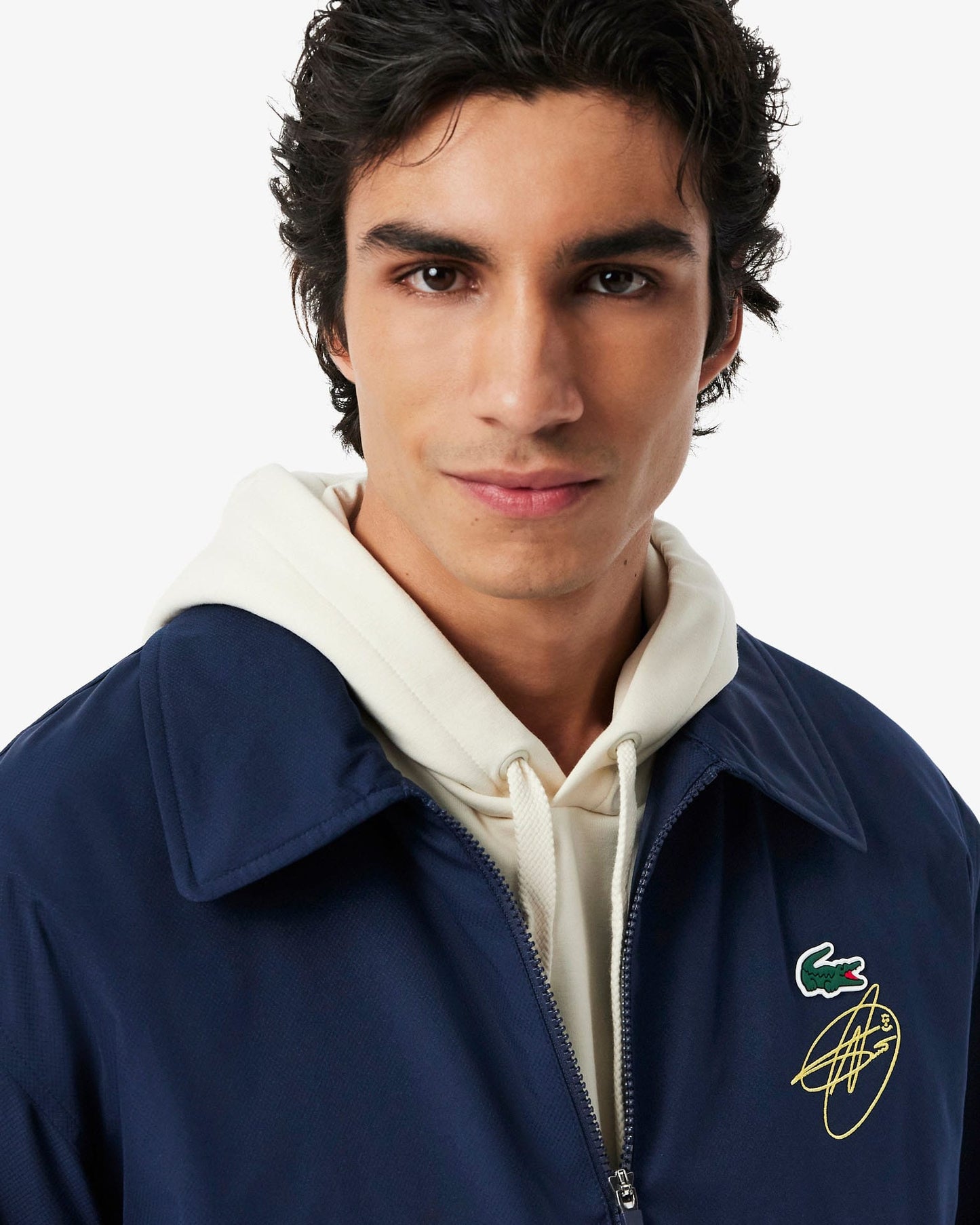 Lacoste Lacoste Novak Djokovic Signature Jacket - Navy Jacket