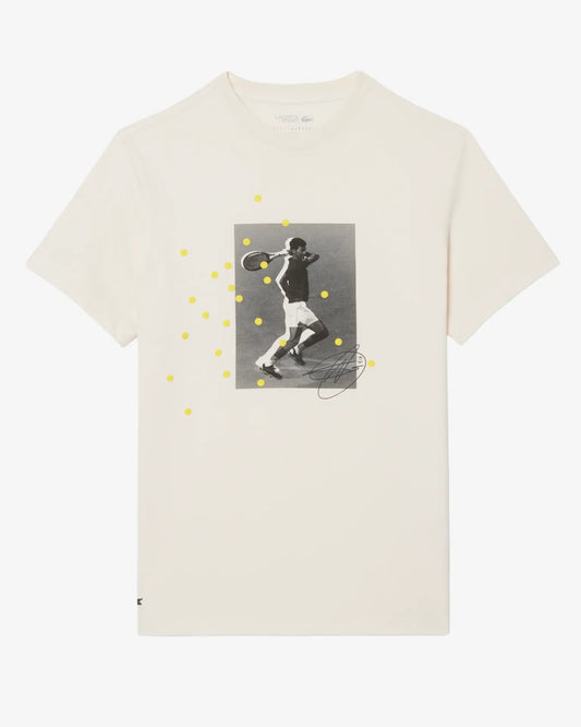 Lacoste Lacoste Novak Djokovic Signature T-Shirt - Lapland T-Shirt