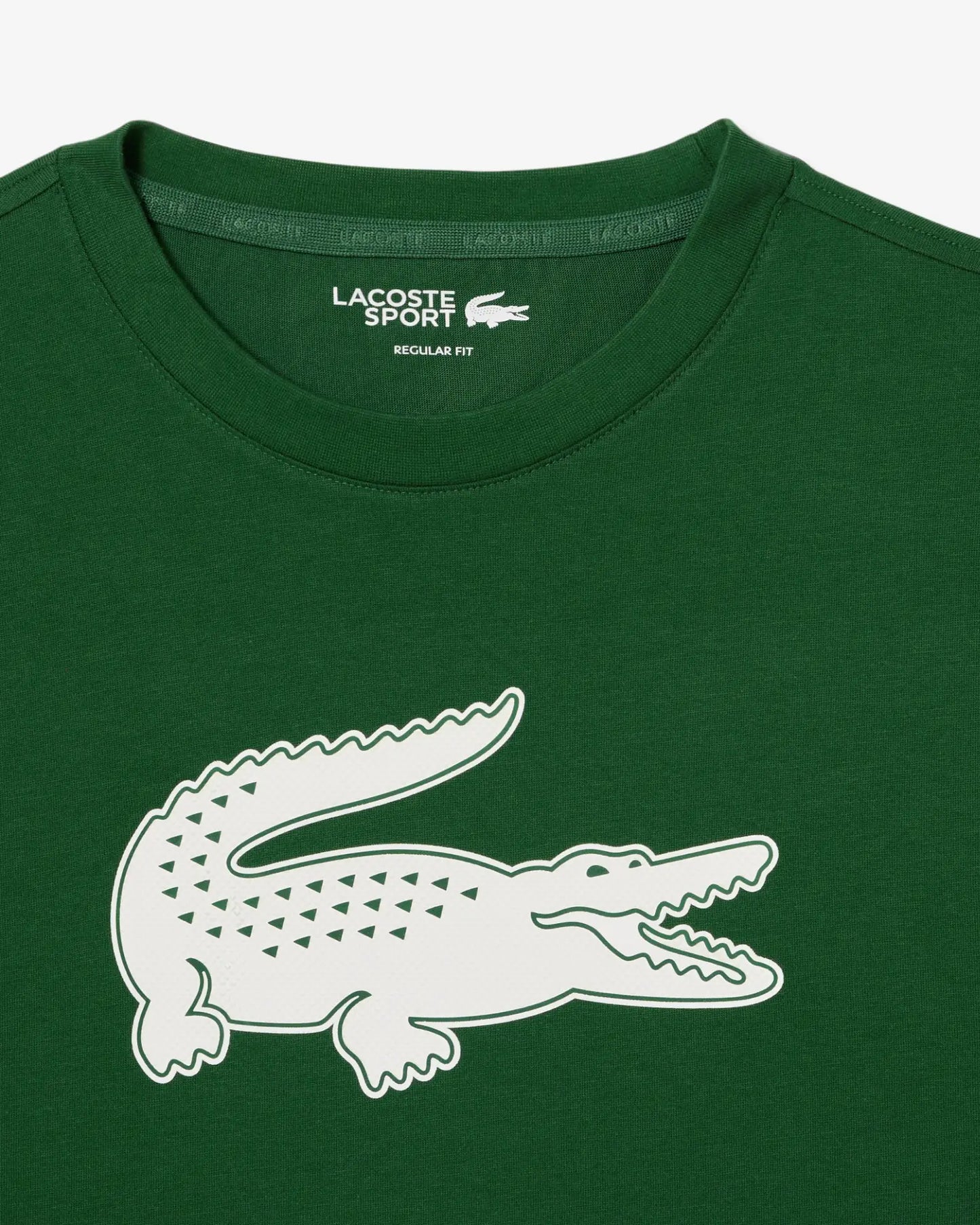 Lacoste Lacoste Poly/Cotton Big Croc T-Shirt - Green T-Shirt