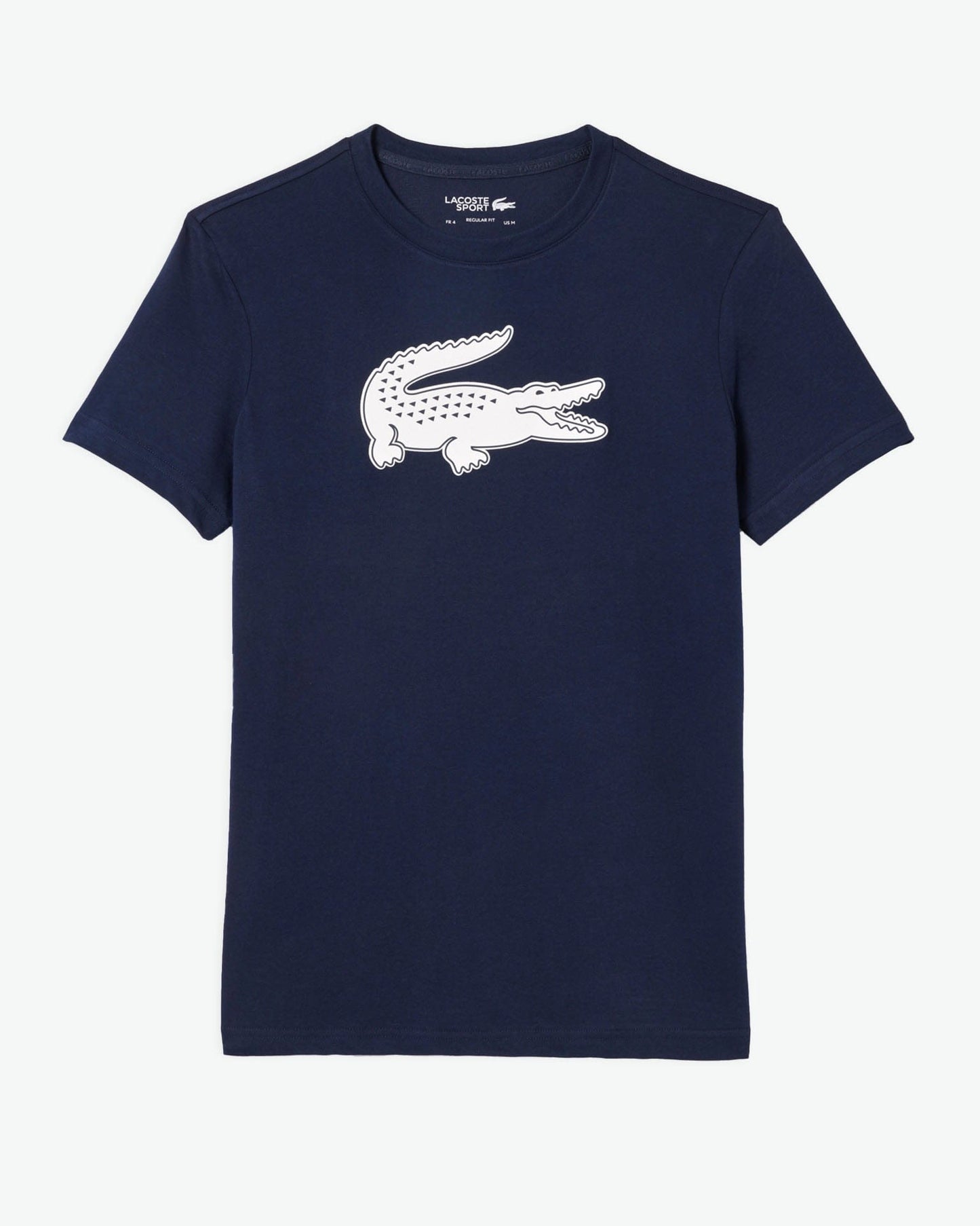 Lacoste Lacoste Poly/Cotton Big Croc T-Shirt - Navy T-Shirt