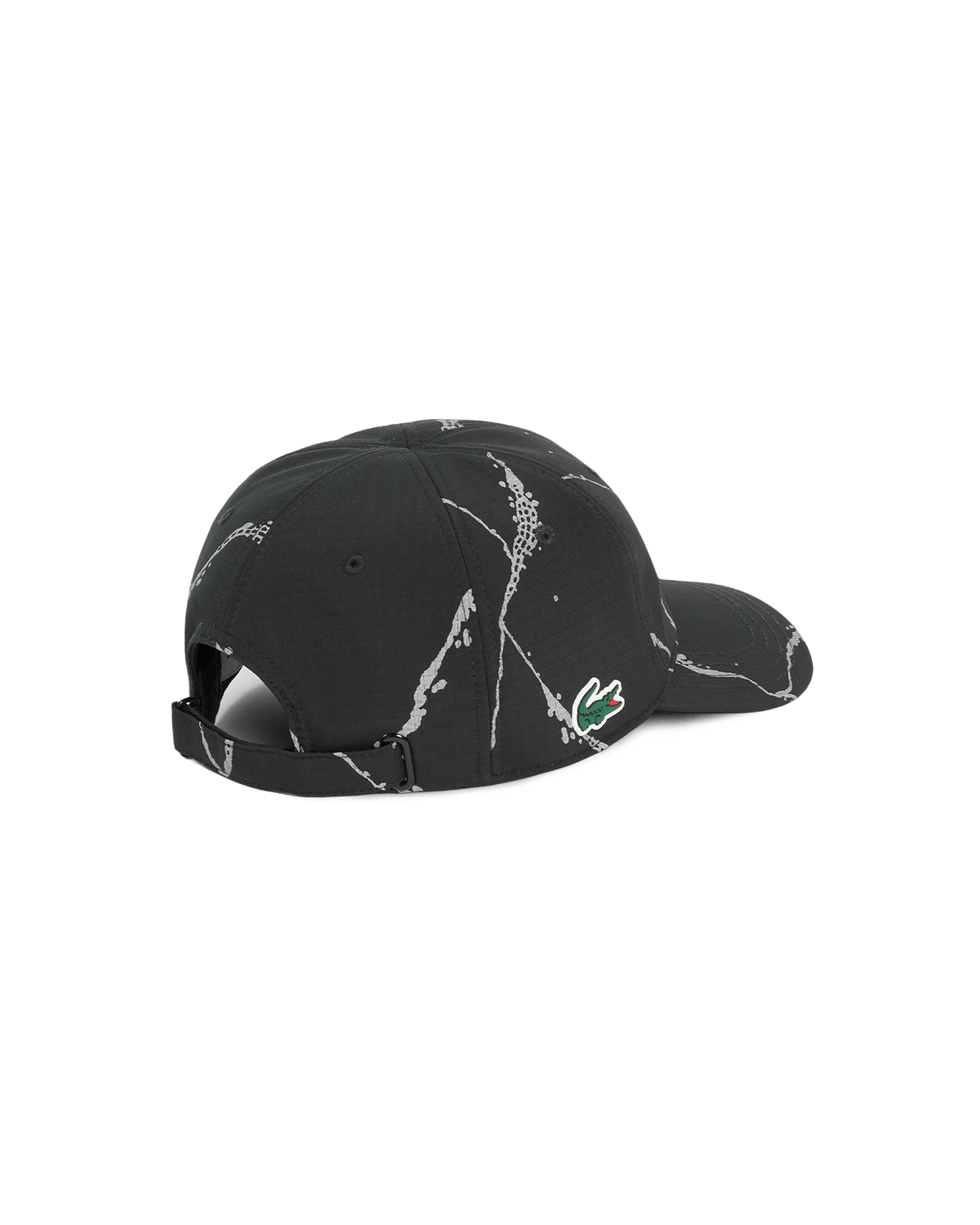 Lacoste Lacoste Reflective Print Tennis Cap - Black Cap