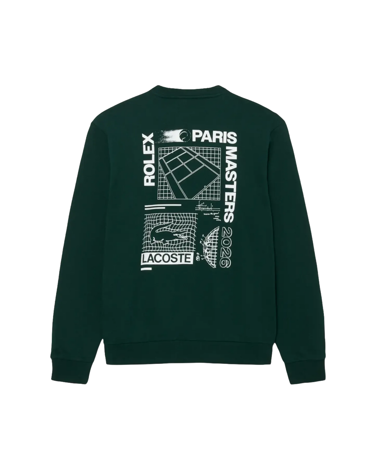 Moletom Lacoste Regular Fit Edição Rolex Paris Masters - Sinople