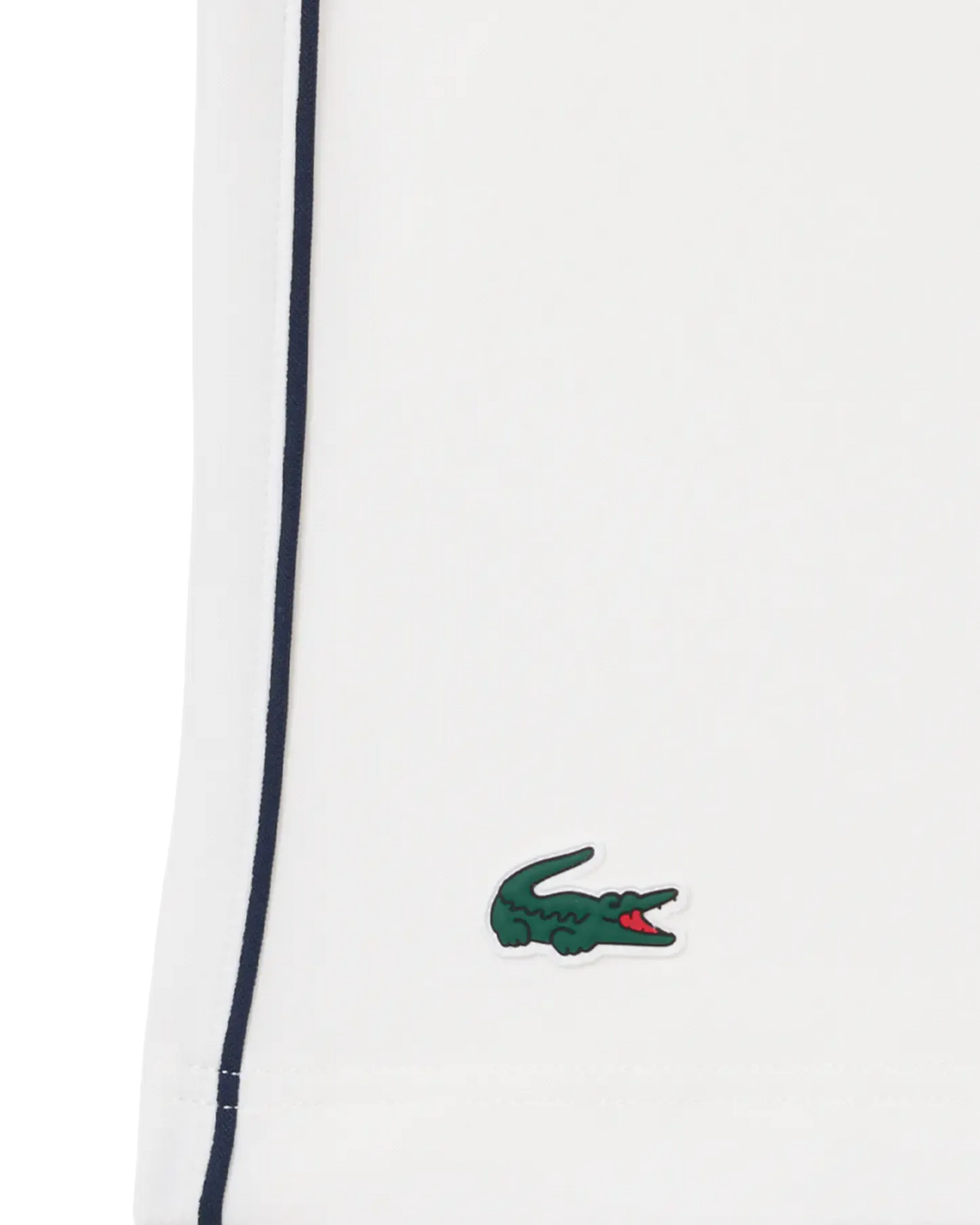 Lacoste Lacoste Camisa polo branca de tênis Heritage Ultra-Dry com corte regular e detalhe de emblema