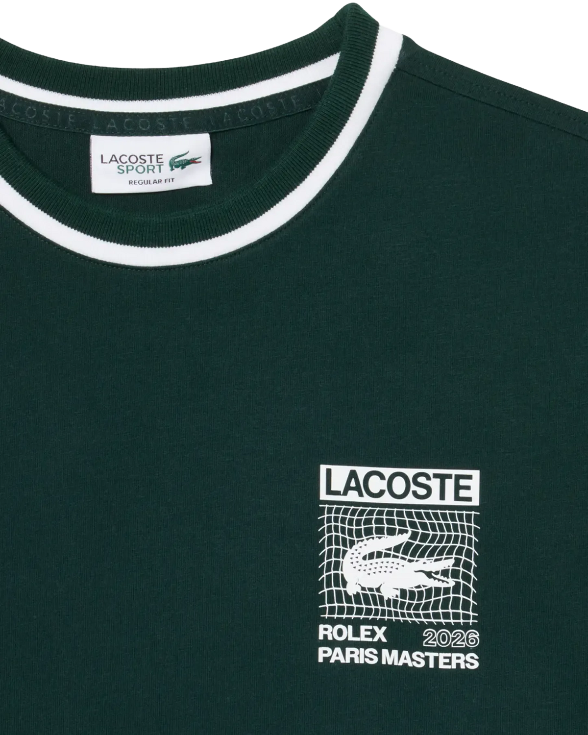 Lacoste Lacoste T-Shirt in Relaxed Fit, Rolex Paris Masters Edition – Sinople
