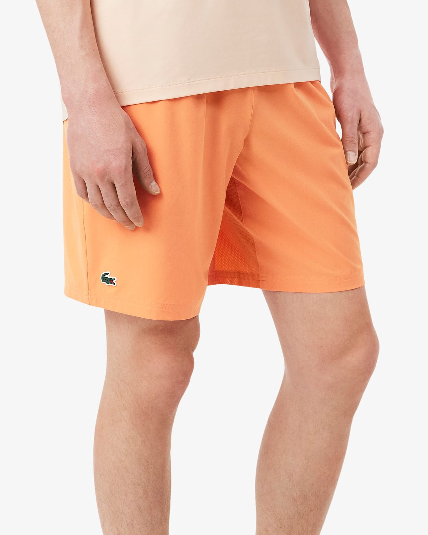 Lacoste Lacoste Roland-Garros Novak Short - Blossom/White Shorts
