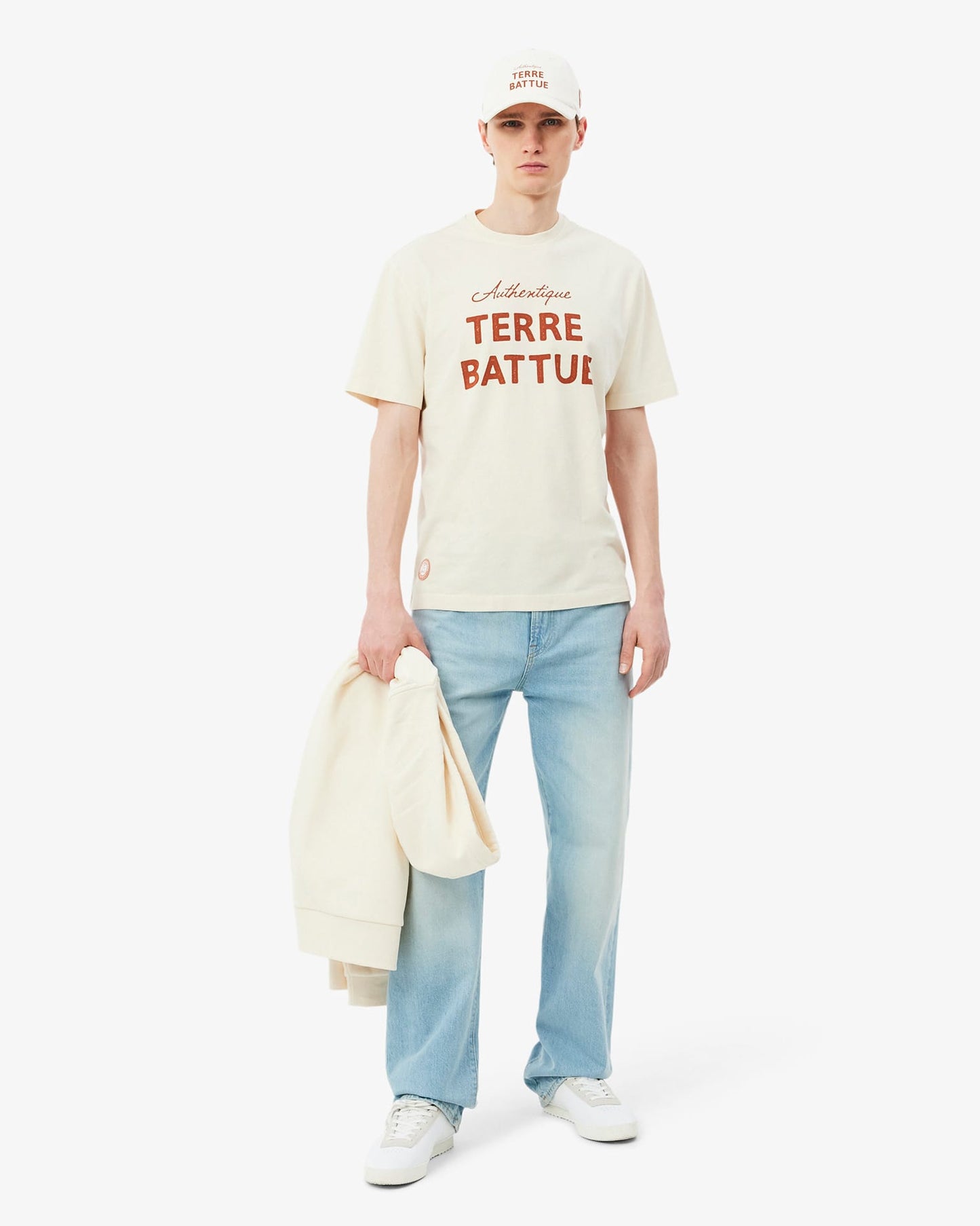 Lacoste Lacoste Roland-Garros Terre Battue Cap - Chalk Cap