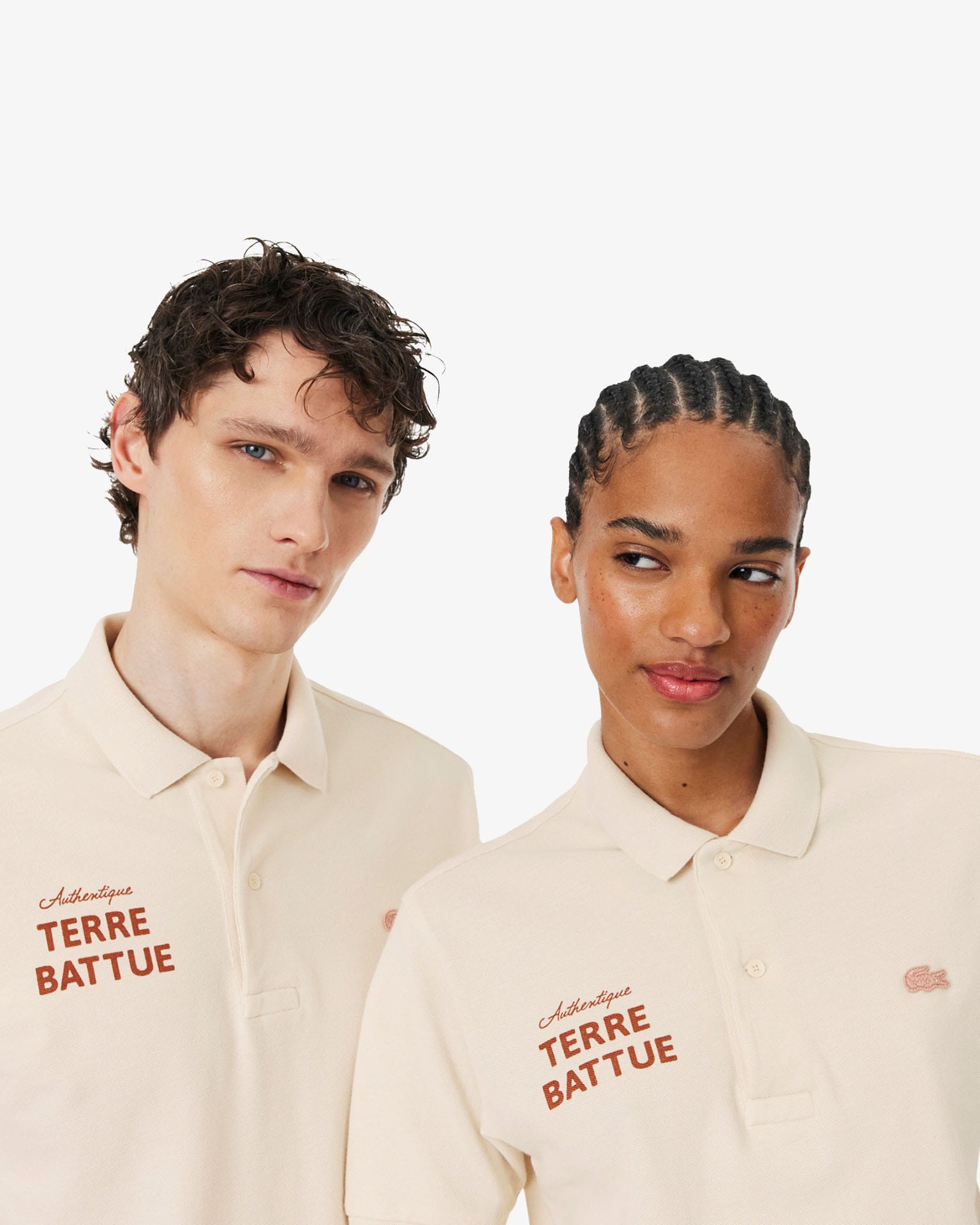 Lacoste Roland-Garros Terre Battue Polo - Chalk – ATP Store