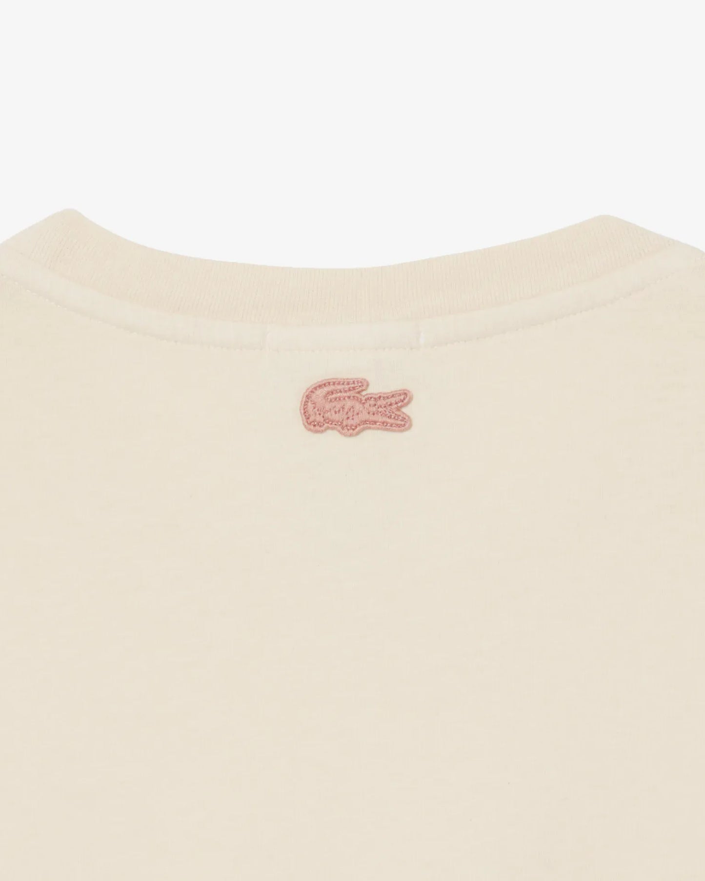 Lacoste Lacoste 罗兰·加洛斯红土 T恤 - 粉笔白 T恤