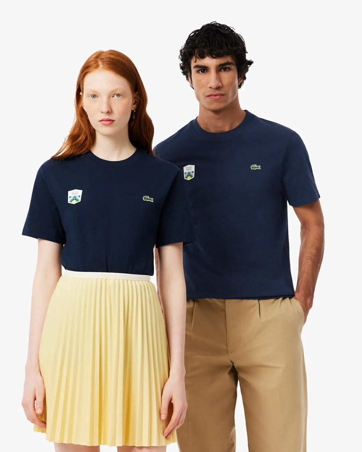 Lacoste Lacoste Rolex Paris Masters Edition T-Shirt – Marineblaues T-Shirt
