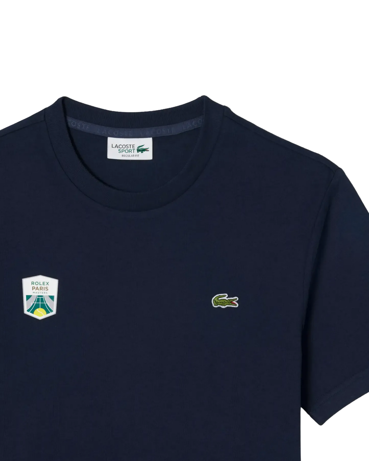 Lacoste Lacoste Rolex Paris Masters Edition T-Shirt – Marineblaues T-Shirt