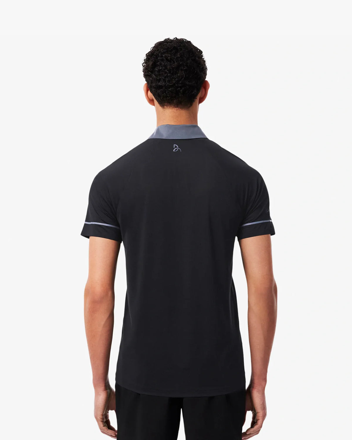 Lacoste Lacoste Slim Fit Tennis x Novak Djokovic On-Court Polo - Black Polo Shirt