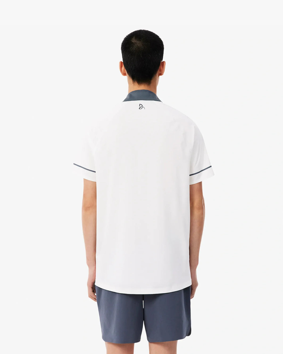 Lacoste Lacoste Polo de tênis Slim Fit para quadra x Novak Djokovic - Camisa polo Flour