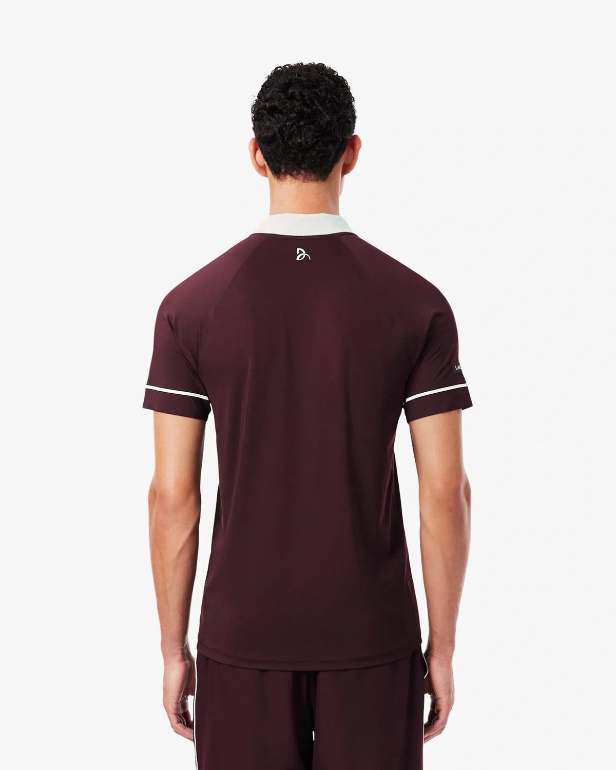 Polo Lacoste Tennis x Novak Djokovic On-Court de modelagem slim - Oxalis