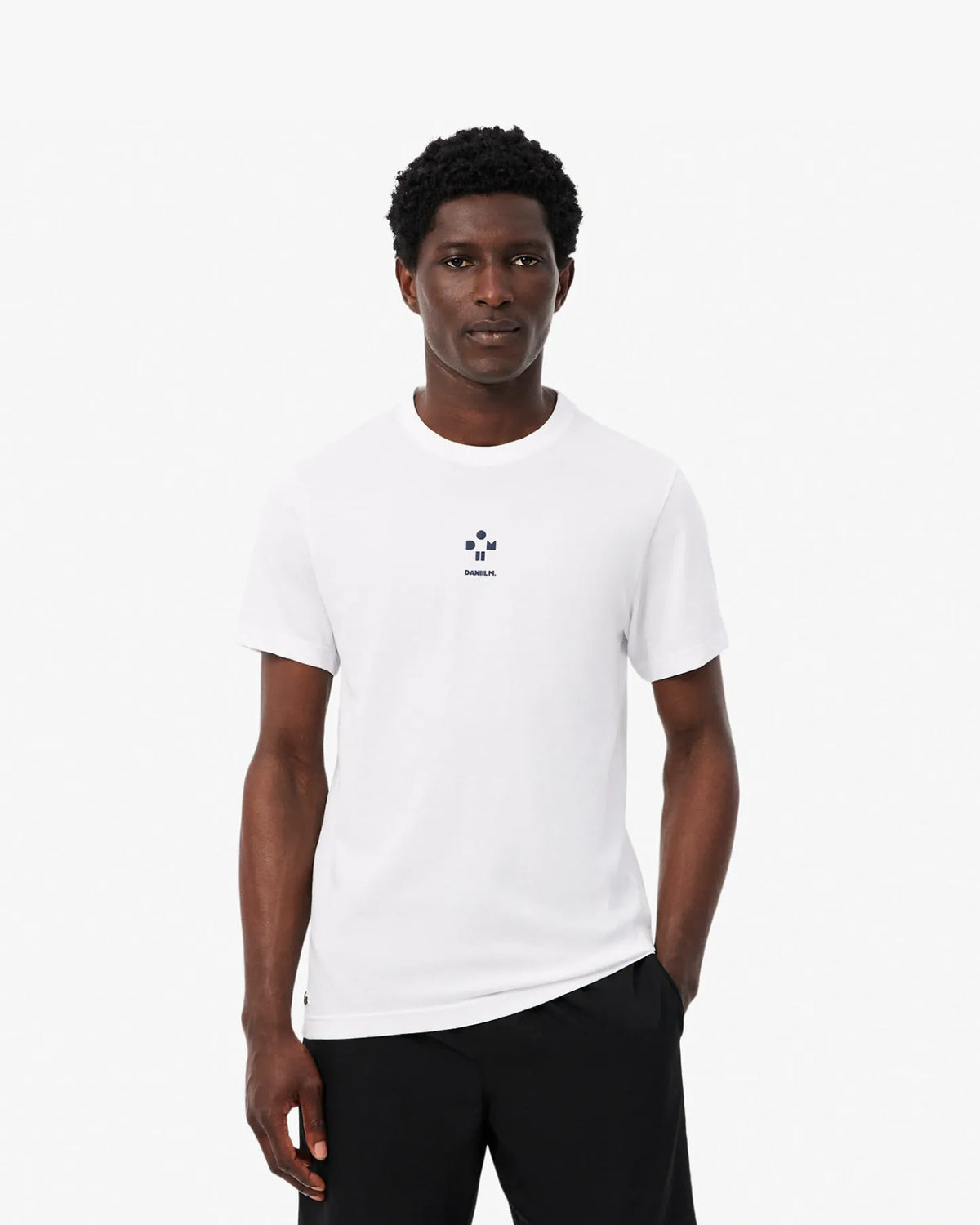 Camiseta Lacoste Ultra Dry Daniil Medvedev - Branca