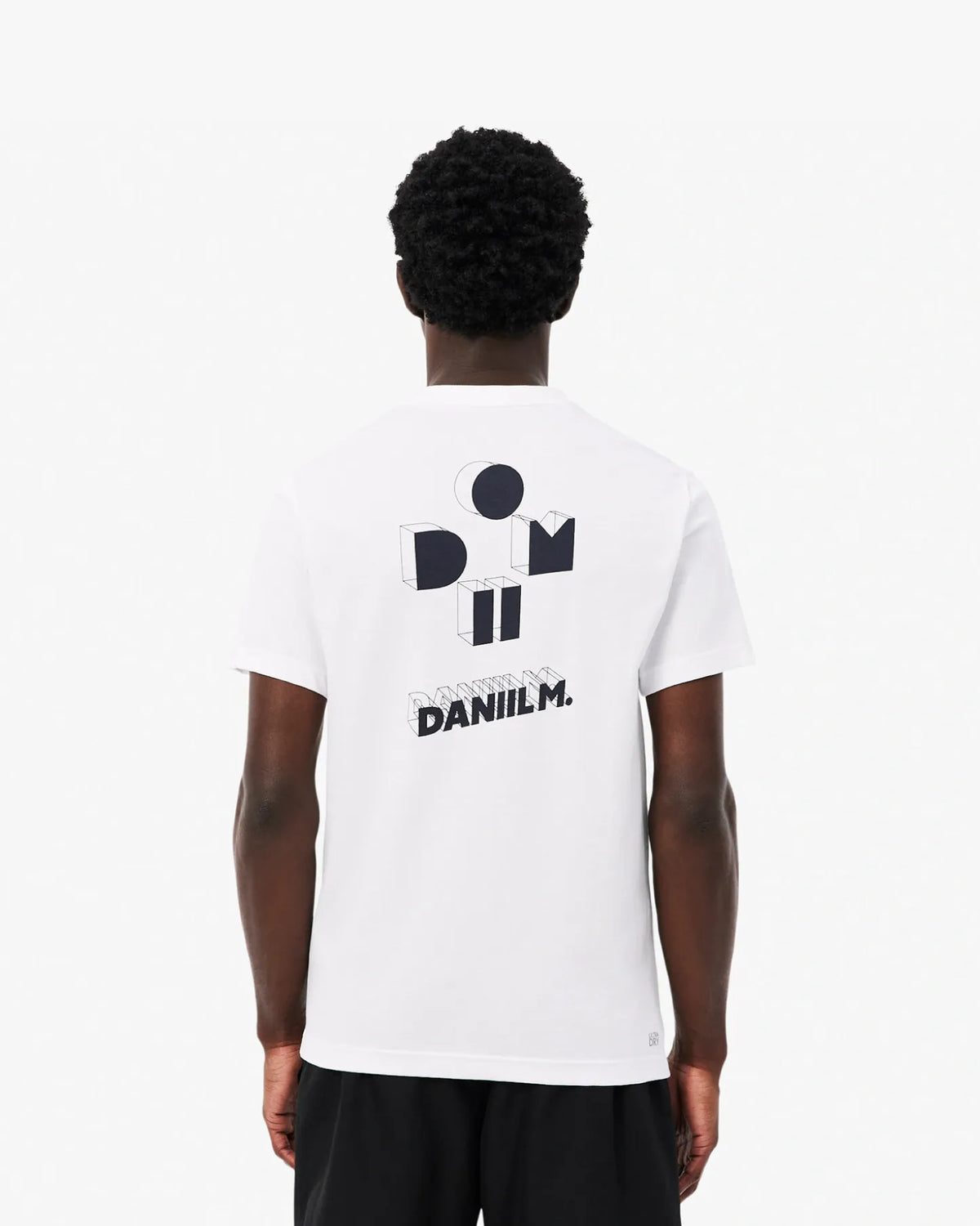 Camiseta Lacoste Ultra Dry Daniil Medvedev - Branca