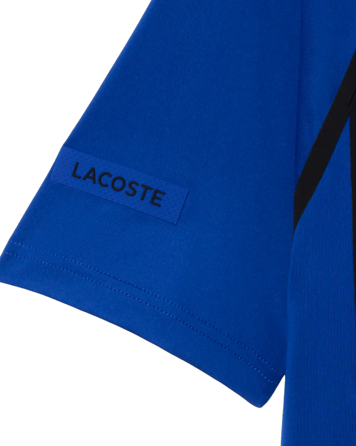 Polo Lacoste Ultra-Dry de tênis com corte slim, em parceria com Daniil Medvedev - Camisa polo azul-cobalto