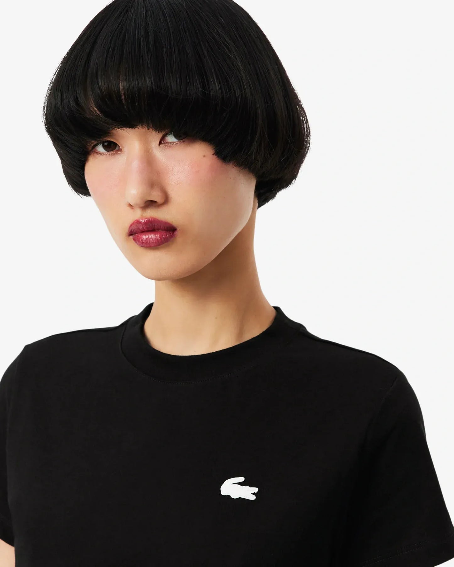 Lacoste Lacoste Womens Classic T-Shirt - Black T-Shirt 8