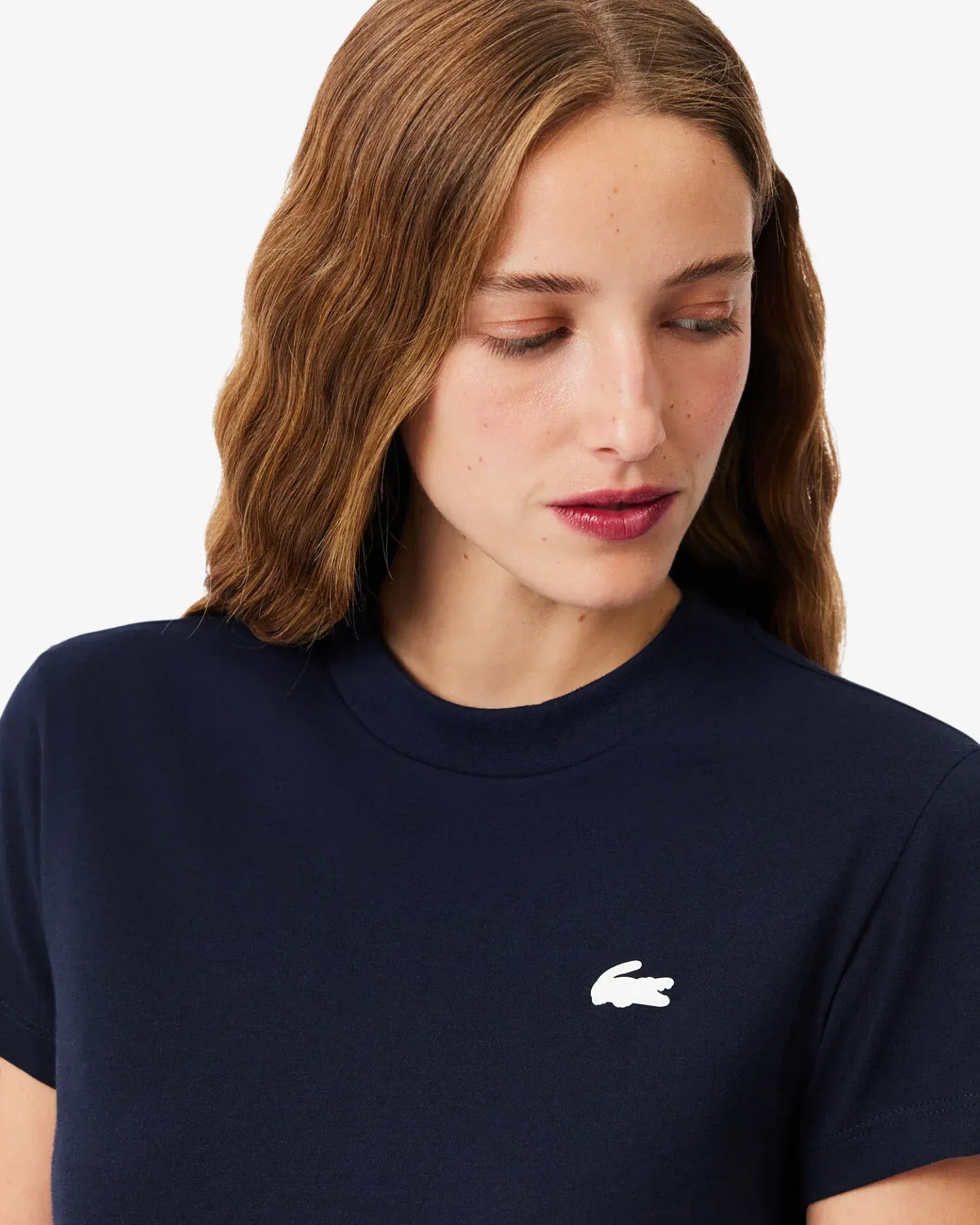 Lacoste Lacoste Womens Classic T-Shirt - Navy T-Shirt 8