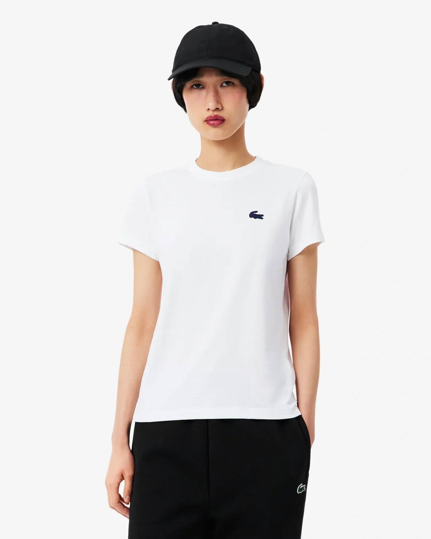 Lacoste Lacoste Womens Classic T-Shirt - White T-Shirt 8