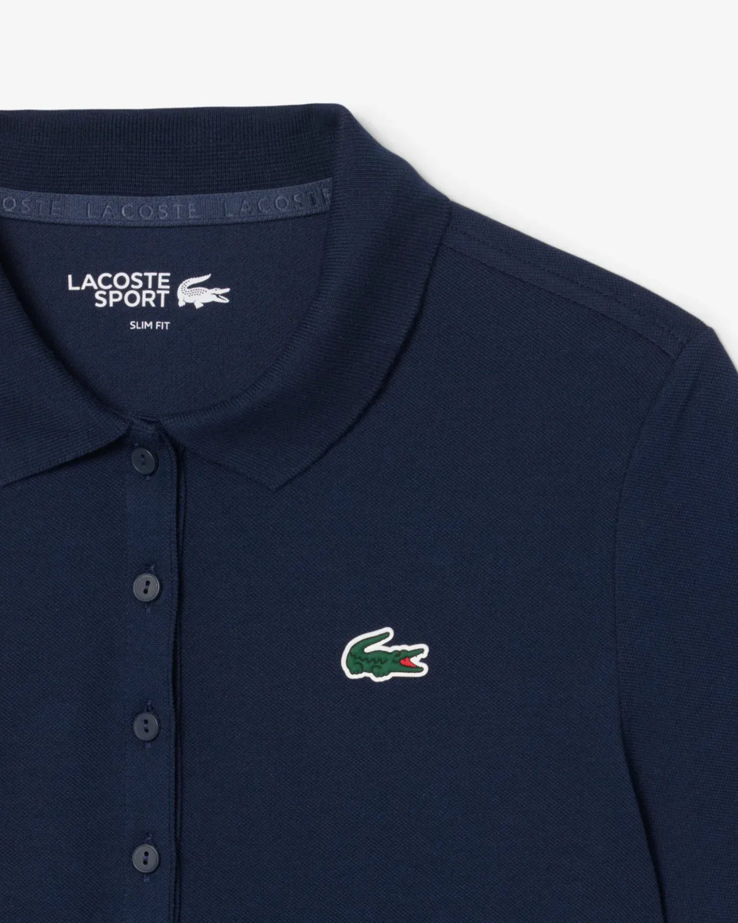 Lacoste Lacoste Womens Petit Pique Polo - Navy Polo Shirt 8