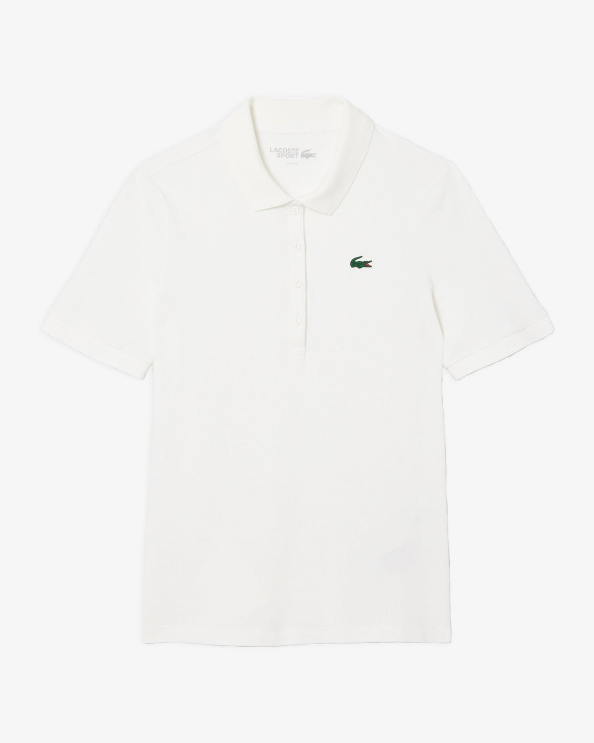 Polo Petit Piqué Femme Blanc