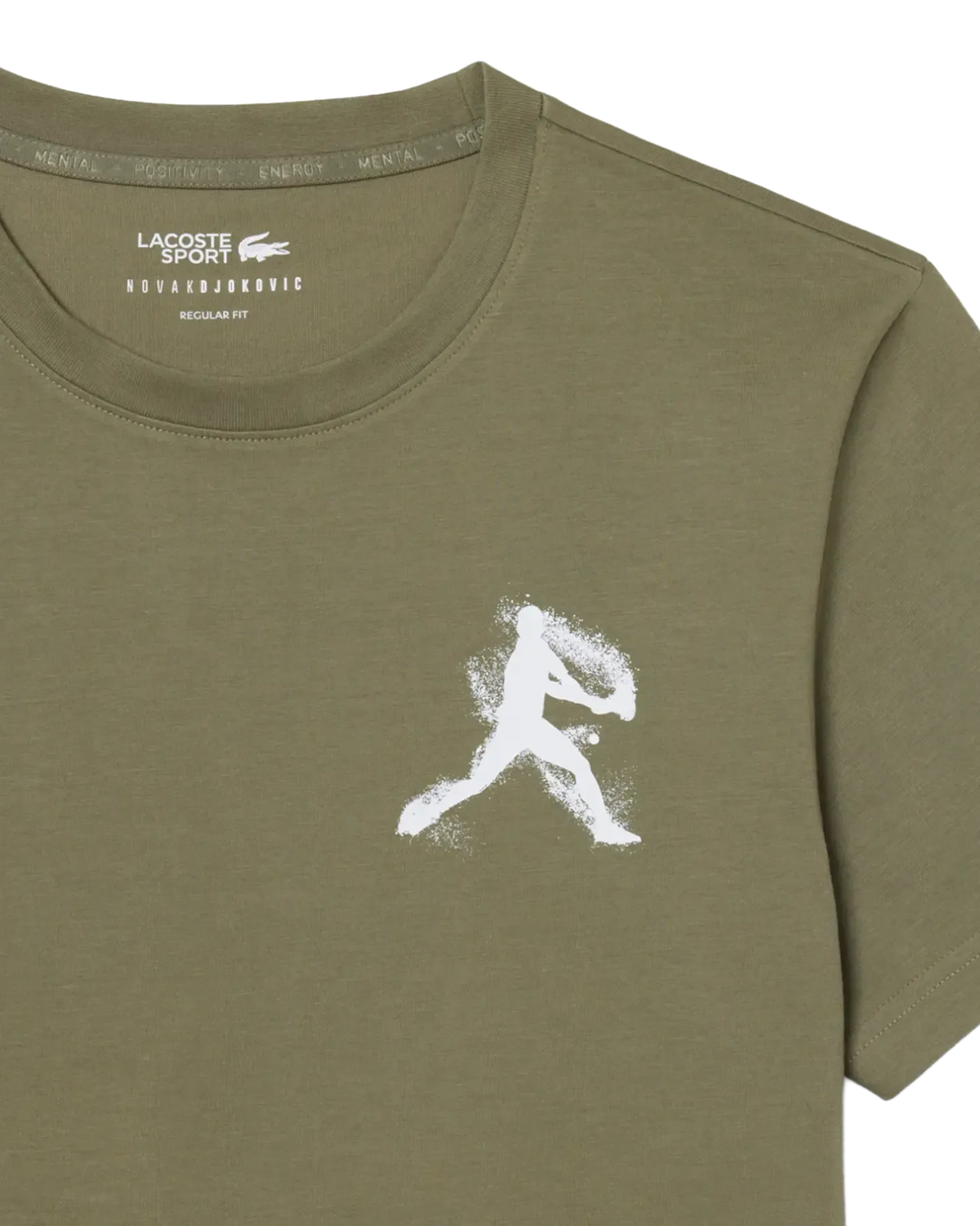 Camiseta Lacoste Lacoste x Novak Djokovic e boné - boné cáqui