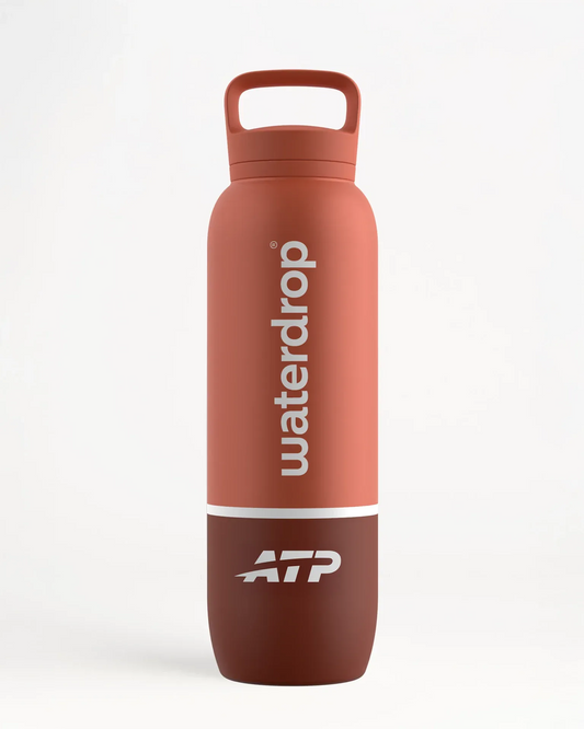 Waterdrop Official ATP Tour All Purpose Thermo - 1L - Clay Red Water bottle
