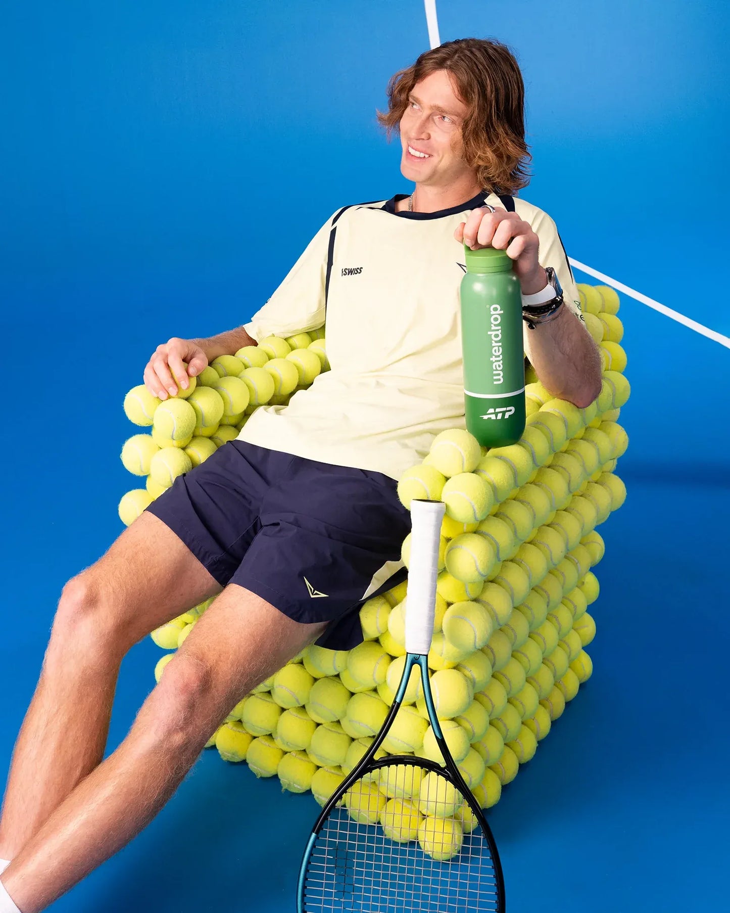 Waterdrop Official ATP Tour All Purpose Thermo - 1L - Grass Green Water Bottle