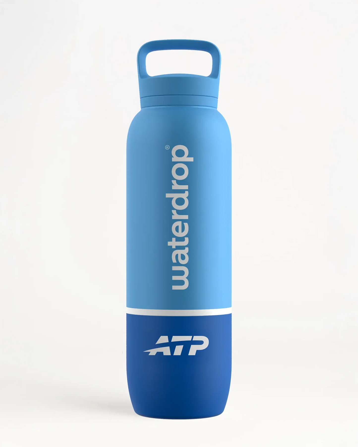 Waterdrop Official ATP Tour All Purpose Thermo - 1L - Hardcourt Blue Water bottle
